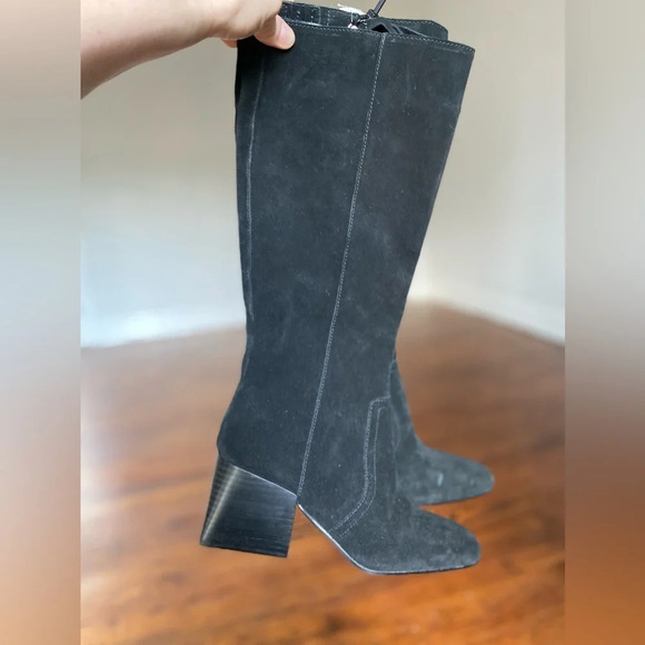 Blondo Knee Boots Waterproof Cow Suede Quiet Luxury Streetwear Date Night Y2K - Picture 2 of 12